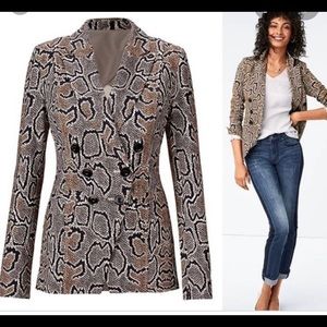 Cabi Python Blazer, Size 8, New With tags